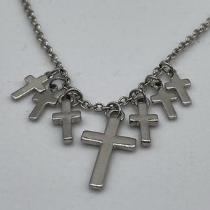 Women Multi Cross necklace
